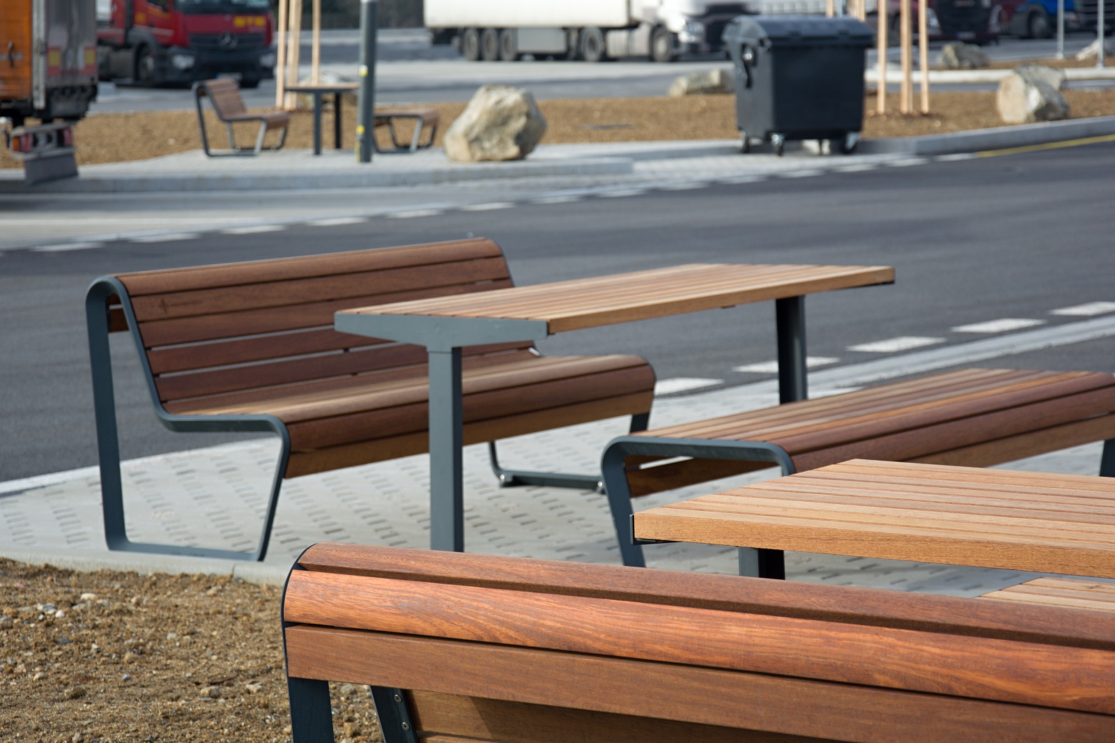 Highway rest stops - Street Furniture STREETPARK